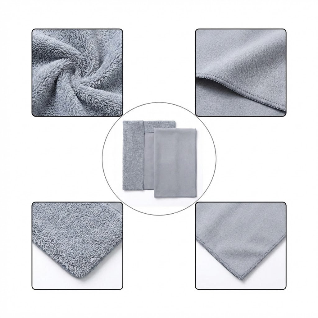 Professional Ultra-Absorbent Microfiber Suede Car Detailing Towel