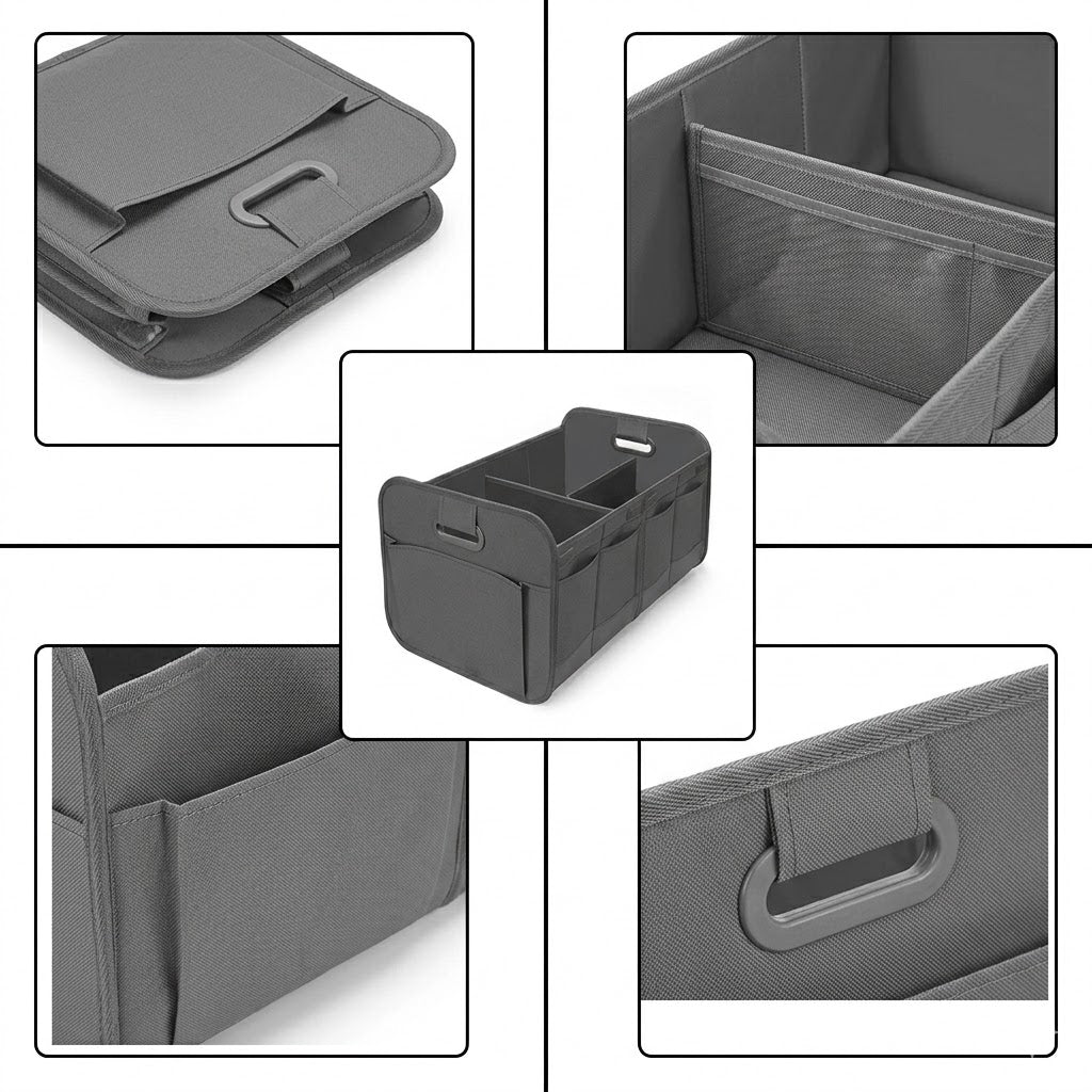 Ultimate Heavy-Duty Collapsible Car Trunk Organizer